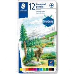 Lápis Cor STAEDTLER 146C M12  Design Journey Cx Metal 12un