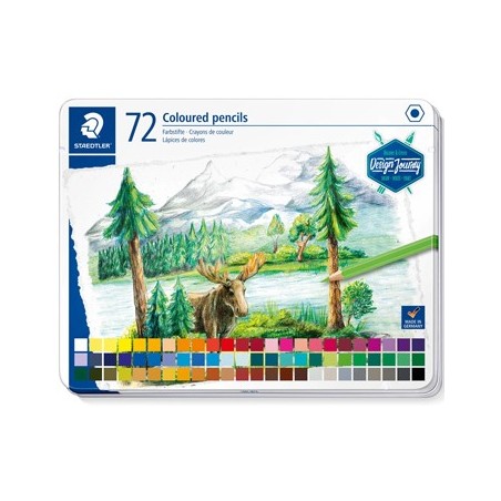 Lápis Cor STAEDTLER 146C M72  Design Journey Cx Metal 72un