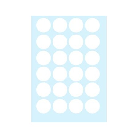 Etiquetas Redondas Herma Nº4476 40mm 100Folhas 2400un