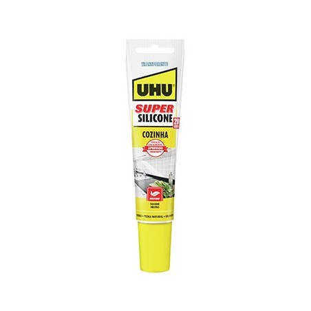 Super Silicone Cozinha Transparente UHU 150ml