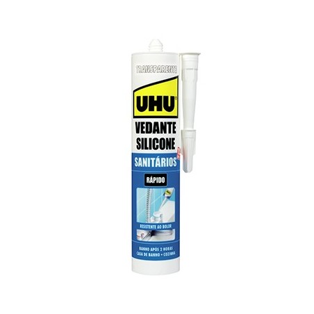 Silicone Sanitários e Cozinhas Transparente UHU 280ml