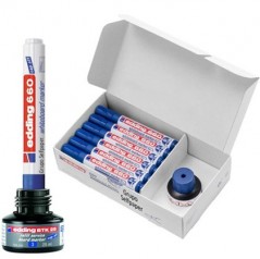 Marcador Quadros Brancos Azul 1,5-3mm Edding 660 20+15
