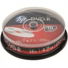 DVD+R 4.7GB 16x HP Cake Box 10un