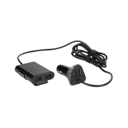 Carregador Isqueiro Auto 4xUSB
