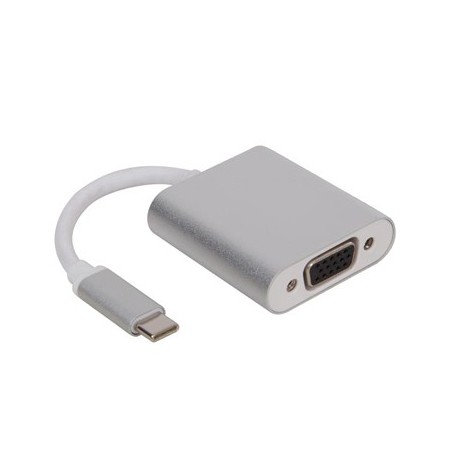Adaptador USB-C para VGA Silver