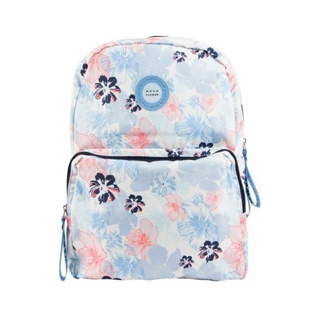 Mochila Escolar 2 Fechos Ambar Moonflower Blosson 25L