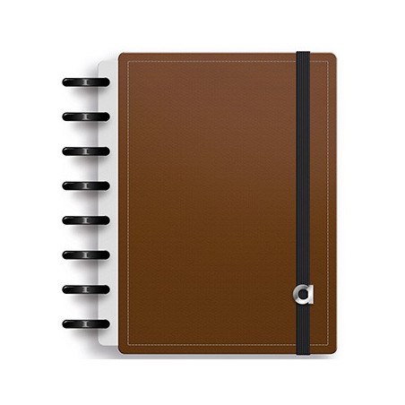 Caderno Inteligente A5 PU Ambar EcoSmart Castanho 1un