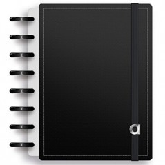 Caderno Inteligente A5 PU Ambar EcoSmart Preto 1un