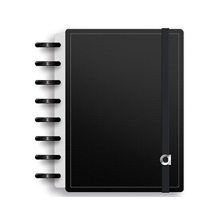 Caderno Inteligente A5 PU Ambar EcoSmart Preto 1un
