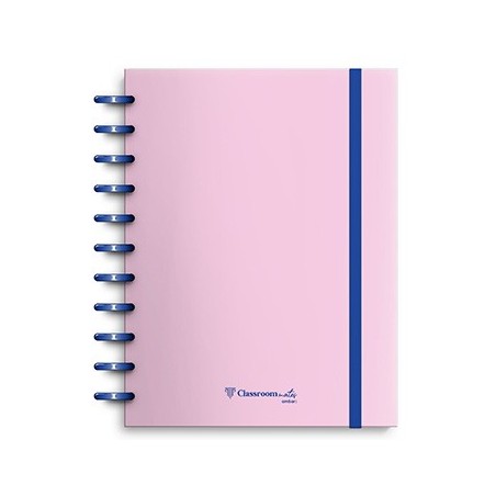 Caderno Inteligente A4 PP Ambar EcoSmart Liso Rosa 1un