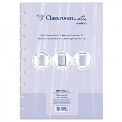 Recarga Caderno Inteligente Ambar EcoSmart B5 Quadri 50Fls