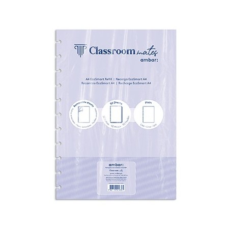 Recarga Caderno Inteligente Ambar EcoSmart A4 Liso 50Fls
