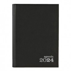 Agenda Diária 2024 Basic A5 Preta