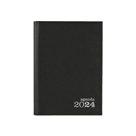 Agenda Diária 2024 Basic A5 Preta
