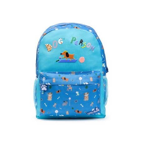 Mochila Escolar Ambar Dog Person Blue 25L