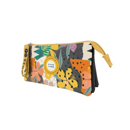 Estojo Triplo Retangular Ambar Lola Teen Moonflower