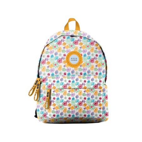 Mochila Escolar Ambar Daisies Teen Moonflower 25L