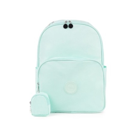 Mochila Escolar Ambar Mint Campus Moonflower 27L