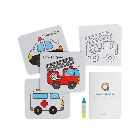 Pintura Mágica Veículos de Emergência Ambarscience