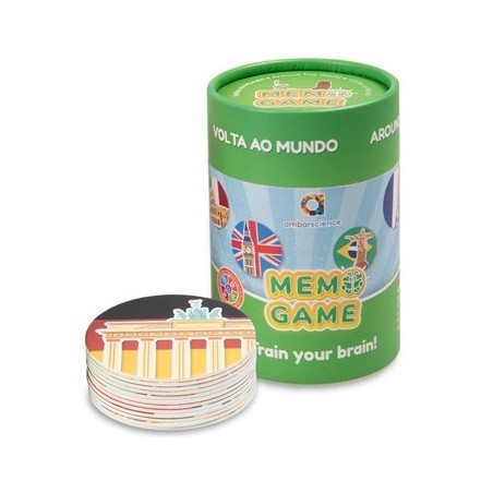 Jogo de Memória Volta ao Mundo Ambarscience