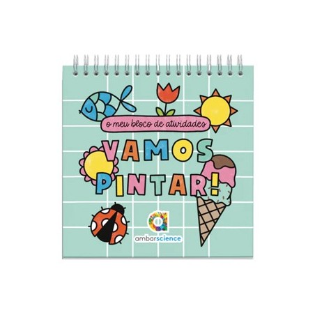 O Meu Bloco de Atividades Ambarscience Vamos Pintar