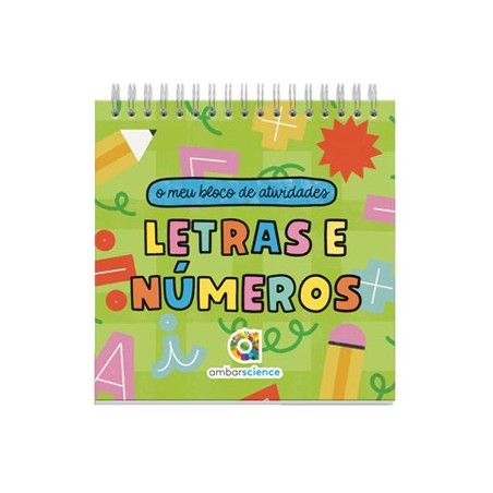 O Meu Bloco de Atividades Ambarscience Letras e Números