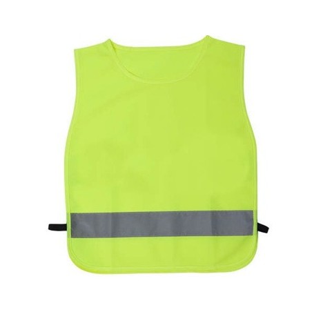 Colete Refletor de Alta Visibilidade Amarelo Criança