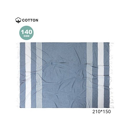 Toalha de Praia Pareo 210x150cm Azul Marinho