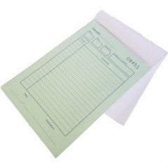 Livro 50 Comandas QDL - 1 Via + Cartolina (Pacote 10 un.)