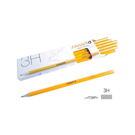 Lapis Grafite 3H SmartD Cx 12un