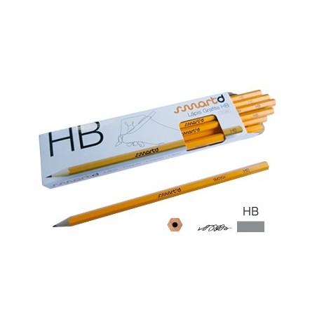 Lapis Grafite HB SmartD Cx 12un