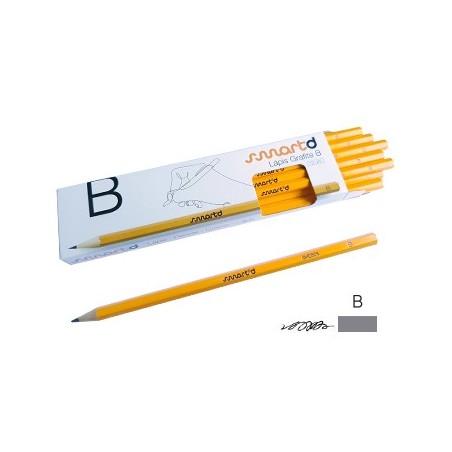 Lapis Grafite B SmartD Cx 12un