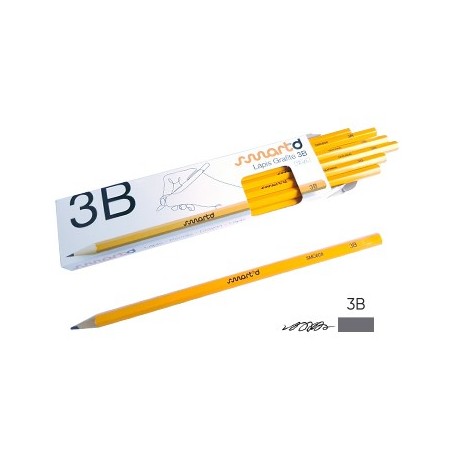 Lapis Grafite 3B SmartD Cx 12un