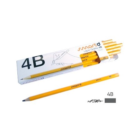 Lapis Grafite 4B SmartD Cx 12un