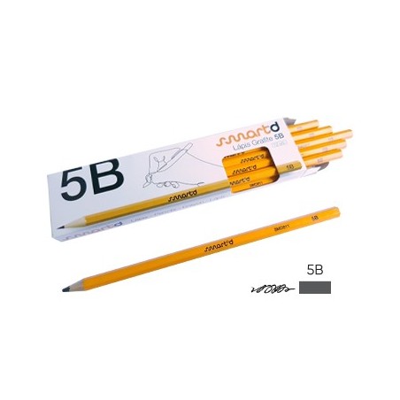 Lapis Grafite 5B SmartD Cx 12un