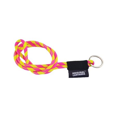 Fita Lanyards Long Tube Amarelo / Rosa ø8 x 470 mm