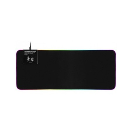 Tapete para Rato e Teclado Gaming com Carregador Wireless