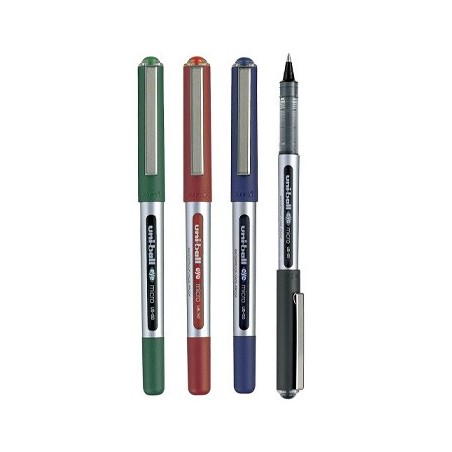 Marcador Roller 4 Cores 0,5mm Uniball UB150 4un