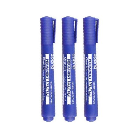 Marcador Permanente Grosso Azul 2mm Epene EP11-2002 3un