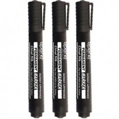 Marcador Permanente Grosso Preto 2mm Epene EP11-2002 3un