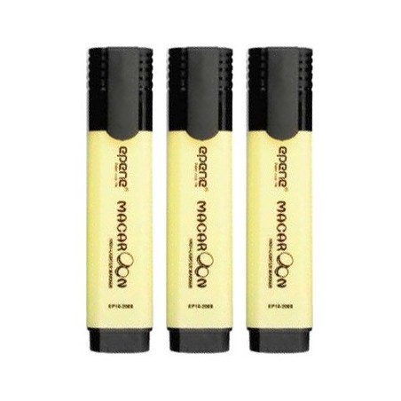 Marcador Fluorescente Amarelo Pastel EP10-2009 Epene 3un