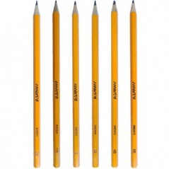 Lápis Grafite 2H HB B 2B 4B 6B SmartD Blister 6un