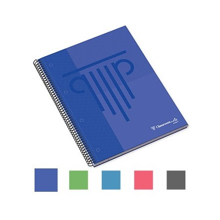 Caderno Espiral A4 Quadriculado Ambar WB Sortido 1un