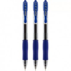 Esferográfica Azul 0,7mm Gel Retrátil Pilot G-2 3un