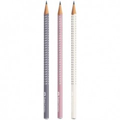 Lápis Grafite 1B Faber-Castell Sparkle Blister 3un