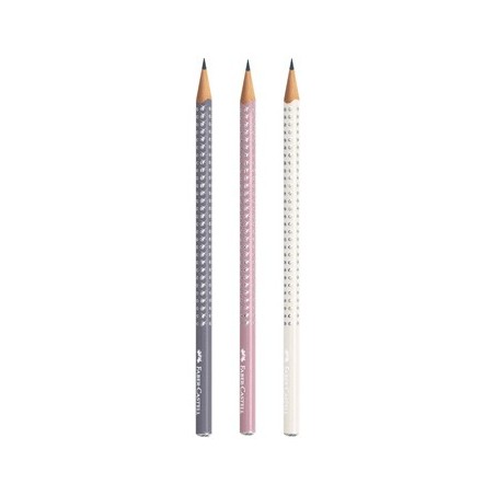 Lápis Grafite 1B Faber-Castell Sparkle Blister 3un