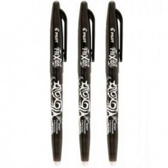 Esferográfica Preto 0,7mm Gel Pilot Frixion Ball 3un