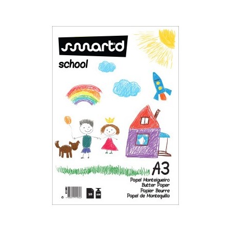 Bloco Papel Manteigueiro A3 120g 10 Folhas