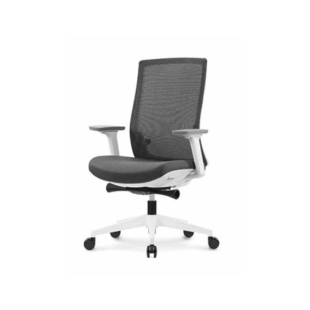 Cadeira Operativa Giratória com Braços Moss Branco