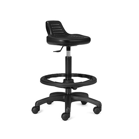 Banco Estirador com Rodas 500 Preto